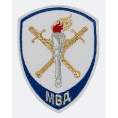 Нарукавный знак (шеврон) следственных подразделений МВД России (Факел) 100 мм