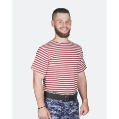 Футболка тельняшка к/р, Краповая полоса (64/1 (158-164))