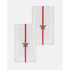 Фальш-погоны Полиции МЛ. ЛЕЙТЕНАНТ, Белые