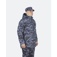 Куртка-ветровка утепленная РОСГВАРДИЯ, Синяя точка (64/4)